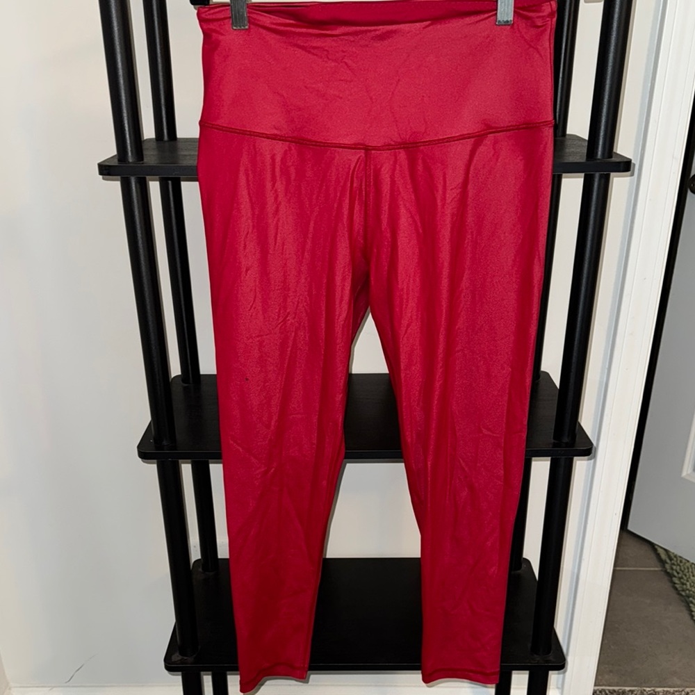 VS, 7/8, Red High-Waisted Leggings